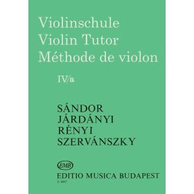   Sándor, Járdányi, Szervánszky: Hegedűiskola IV.a. - kotta