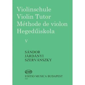 Sándor, Járdányi, Szervánszky: Hegedűiskola V. - kotta