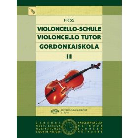 Friss A.: Gordonkaiskola 3. (cselló) - kotta