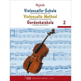   Pejtsik: Gordonkaiskola (a Gordonka-ABC 2.kötete) (cselló) - kotta