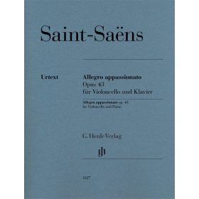   Saint-Saëns: Allegro appassionato op. 43 cselló és zongora - kotta