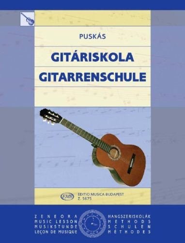 Puskás T.: Gitáriskola - kotta