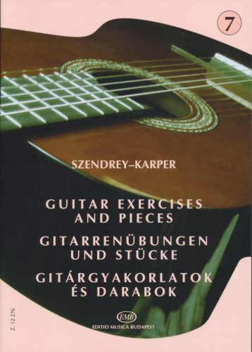 Szendrey-Karper: Gitárgyakorlatok és darabok 7. - kotta