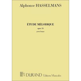 Hasselmans: Étude Melodique Op.35. hárfa-ra
