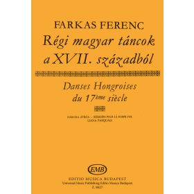   Farkas Ferenc: Régi magyar táncok a XVII. századból  hárfa-ra