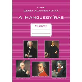 Hangjegyfüzet /kottafüzet kottaismerettel A/4 álló