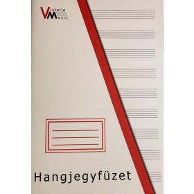 Hangjegyfüzet /kottafüzet VICTORIA A/4