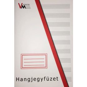 Hangjegyfüzet /kottafüzet VICTORIA A/5 álló