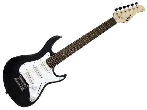 Cort G100Jr-OPB elektromos gitár, kis test, gyereknek, fekete