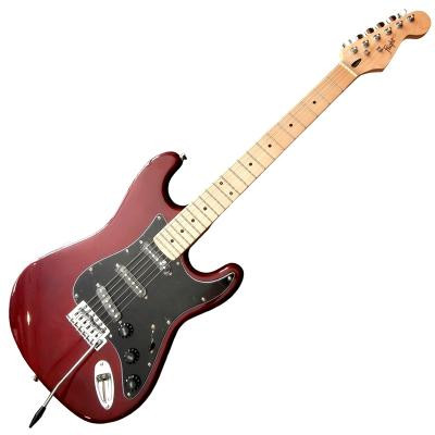 Flight EST11 V2 WR elektromos gitár stratocaster, juhar-nyárfa, igényes kezdő, piros