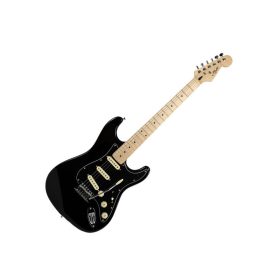   Flight EST11 V2 BK elektromos gitár stratocaster, juhar-nyárfa, igényes kezdő, fekete