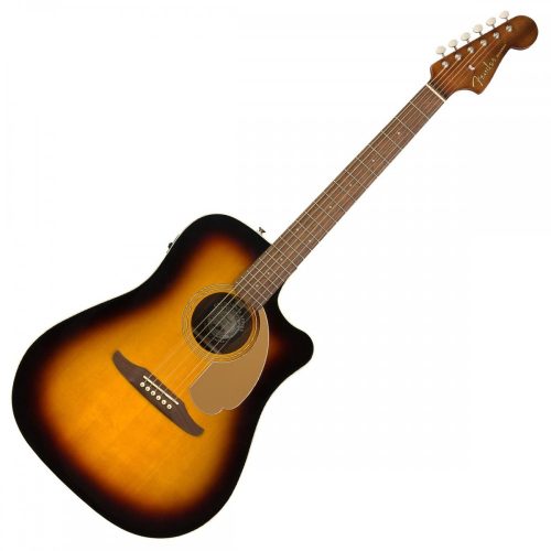 Fender California Redondo Player elektroakusztikus western gitár, fémhúros, sunburst