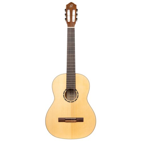 Ortega klasszikus gitár 4/4, fed:luc, hát:mahag, BALKEZES (tokkal)