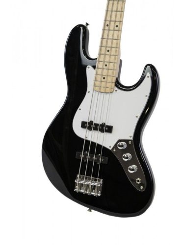 Flight basszusgitár, "jazz bass" forma, natúr-fekete, négyhúros