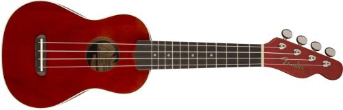 Fender Venice Sopran ukulele, cseresznye szín