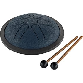   Meinl mini acél nyelvdob/tongue drum, kék, 6 hang, 15 cm (huzat+ütő)
