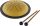 Meinl mini acél nyelvdob/tongue drum, arany, 6 hang, 15 cm (huzat+ütő)