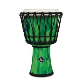 Djembe 7" kicsi, zöld (zsinóros hangolás)