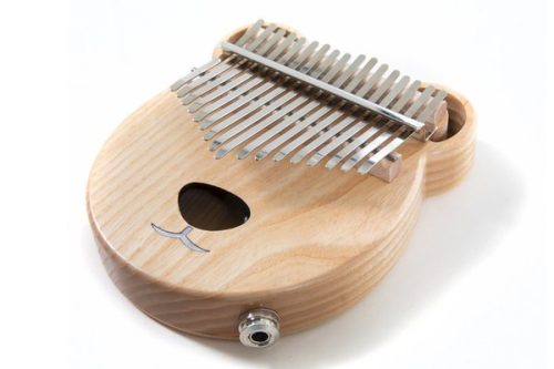 Kalimba 17 hang, elektroakusztikus, "maci" forma