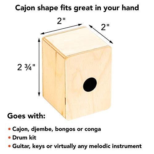 Meinl shaker/ csörgő cajon forma, világos