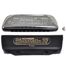 Hohner Chrometta 10 C - kromatikus szájharmonika