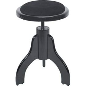   Gewa zongoraszék, lakk fekete, fekete bársony ülés, kerek