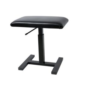  Gewa Deluxe zongorapad, zongoraszék, fekete műbőr ülés, hidraulikus