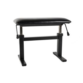   Gewa Deluxe gázliftes zongorapad, zongoraszék, fekete műbőr ülés, hidraulikus