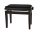 Gewa Deluxe zongorapad, zongoraszék, matt rózsafa, fekete ülés, egyenes láb