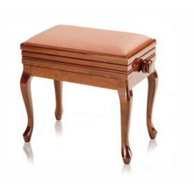   Discacciati zongorapad, zongoraszék, hajlított láb, kottatartó bársony ülés