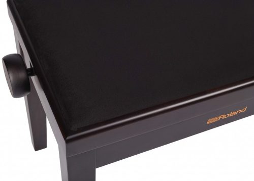 Roland zongorapad, zongoraszék, rózsafa, bársony ülés, egyenes láb, állítható