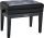 Roland zongorapad, zongoraszék, fekete, műbőr, állítható, ülés alatti kottatartóval
