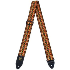   Ernie Ball Jacquard Santa Fe gitár heveder, vállpánt, hímzett, mintás, színes