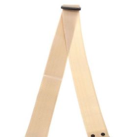   Fire & Stone gitár heveder, vállpánt gyöngyvászon, vajszín