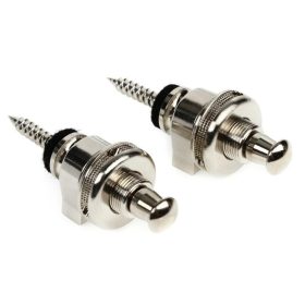 Schaller Security Lock gitár hevederzár, fekete króm