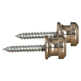 Gewa gitár hevedertartó gomb, nikkel, straplock