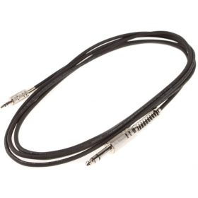   Bespeco EIG300 audio kábel, 3 m, 6.3 jack stereo/3.5 jack stereo