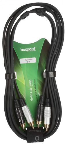 Bespeco EA2R300 Y-kábel, 3 m, 2 x RCA/2 x RCA