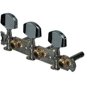   Fire & Stone akusztikus gitár kulcskészlet, nikkel, fém gombok, dupla furat 6/35