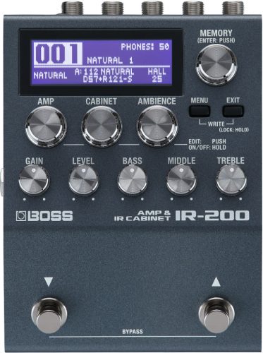 Boss IR-200 erősítő és IR hangláda effekt pedál