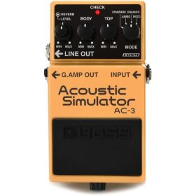 Boss AC-3 gitáreffekt pedál, akusztikus gitár-szimulátor