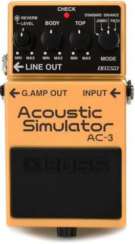 Boss AC-3 gitáreffekt pedál, akusztikus gitár-szimulátor