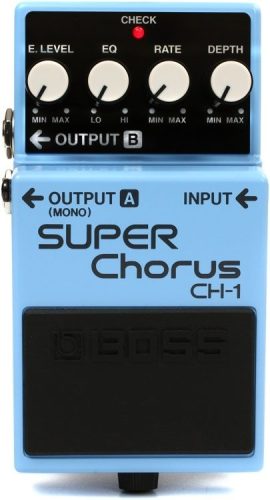 Boss CH-1 gitáreffekt pedál, super chorus, billentyűsöknek is