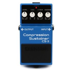   Boss CS-3 gitáreffekt pedál, compressor sustainer, basszusgitárhoz is