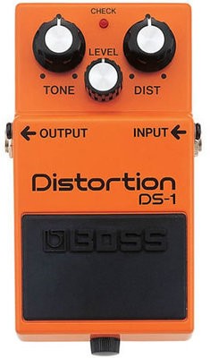 Boss DS-1 gitáreffekt pedál, torzító, billentyűsökhöz is