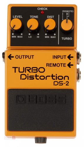 Boss DS2 gitáreffekt pedál, torzító, turbo distortion