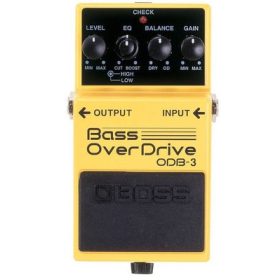 Boss ODB-3 basszusgitár effektpedál, torzító overdrive