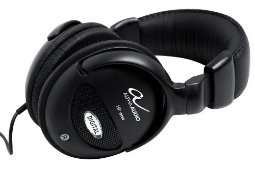 Alpha Audio HP One 170920- fejhallgató, fekete fülhallgató