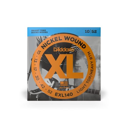 D'Addario EXL140 10-52 Light top/Heavy Bottom - elektromos gitárhúr készlet