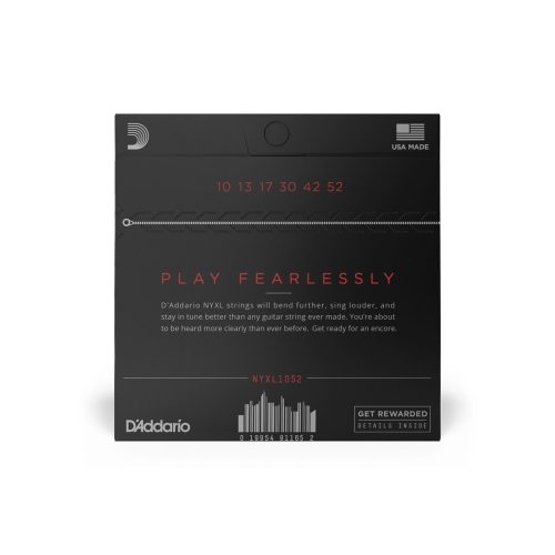 D'Addario NYXL1052 - elektromos gitár húrkészlet
